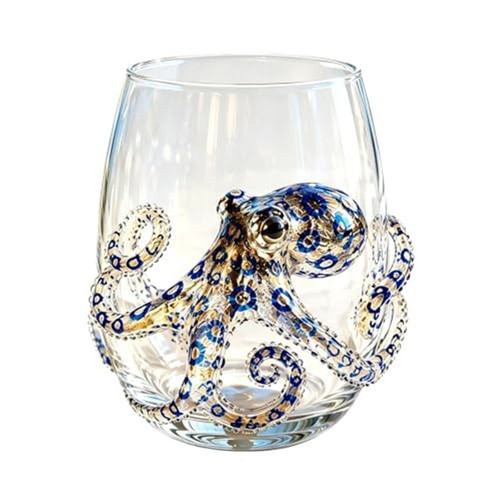 Sea turtle stemless wine - stemless,
