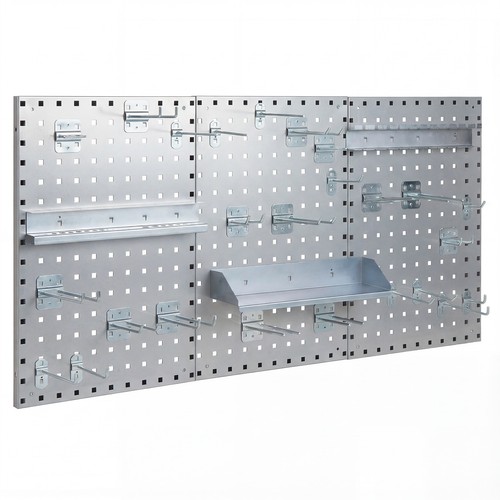 Wall mount pegboard system - system, 3
