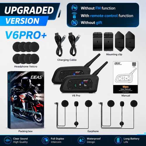 Pro motorcycle intercom - 2x,