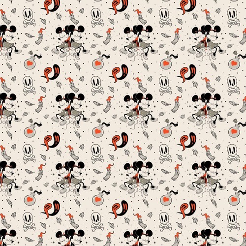 Disney fabric halloween mickey - fabric,
