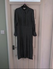 Topshop green polka - polka, dress