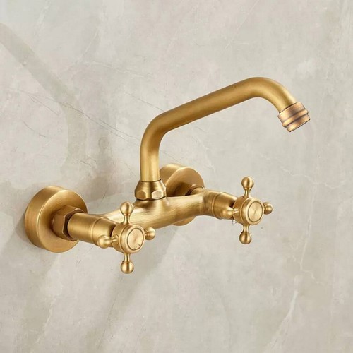 Brass wall mount - bathroom, sink