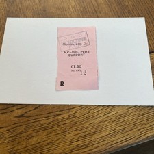 AD/DC CONCERT TICKET