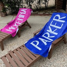 Personalised Beach Towel