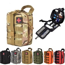 Medical Bag Tactical Pouch Molle First Aid Kits Hunting Camping Military Tool UK