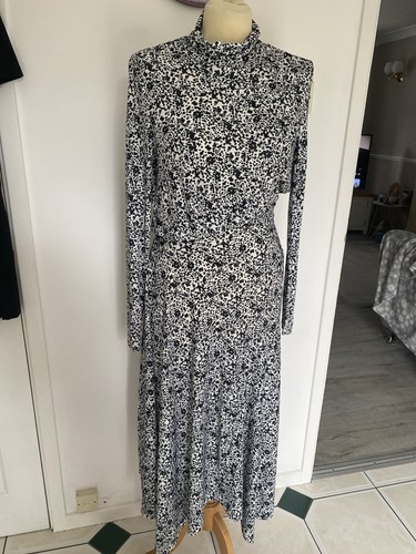 River island black white long - river, black/white