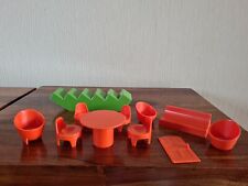 VINTAGE 1970'S AIRFIX WEEBLE HOUSE FURNITURE 