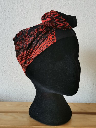Handmade black red dashiki - handmade,