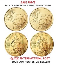 Double Sided Coin 50 cent Euro