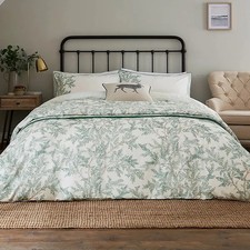 Sanderson Options Farthing Wood Cover Set Super King Green