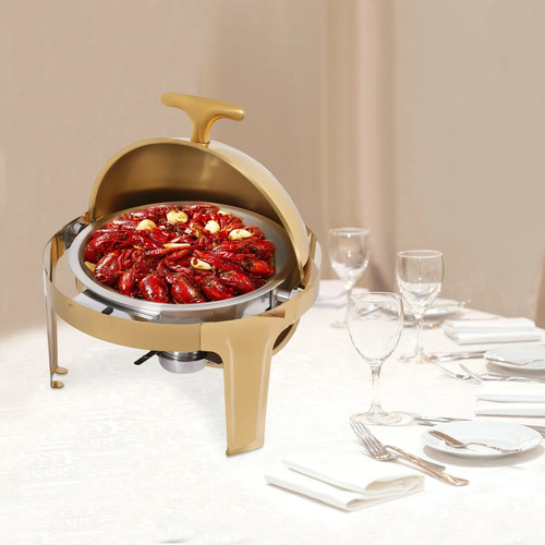 Stainless steel chafing dish - steel,