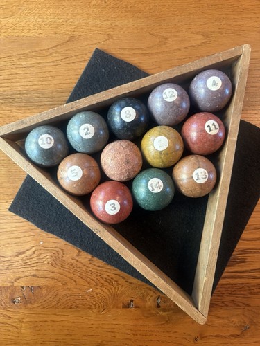 Antique bakelite mini pool - bakelite,