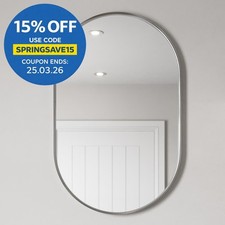 500 x 800mm Chrome Wall