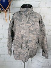 USAF Grey Tigerstripe Goretex Waterproof Breathable Jacket Parka size Large Reg