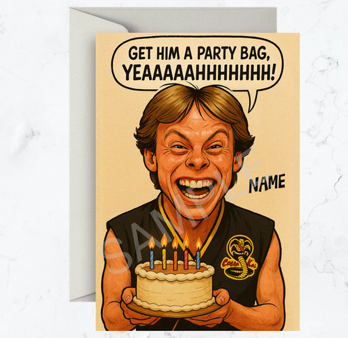 Personalised karate kid cobra - personalised,