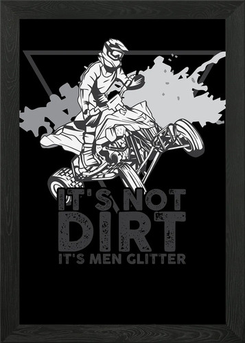 Quad rider framed - rider, art