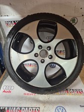 VW GOLF 2010 MK6 GTI 18" ALLOY WHEEL WITH GOOD TYRE 1K0601025BA SIZE 225/40R18