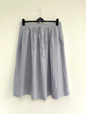 Toast Midi Skirt Egg Blue