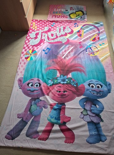 Trolls single duvet - , reversible