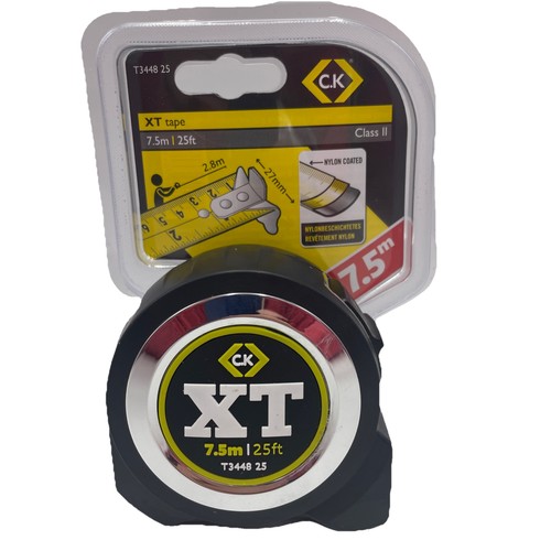 Tools tape measure 7 5m - ck,