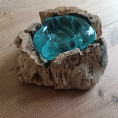 Molten glass candle holder - molten,