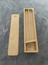 Vintage Sliding Top , Swing Opening Pencil Box