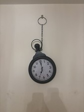 Metal Hanging Chain Clock