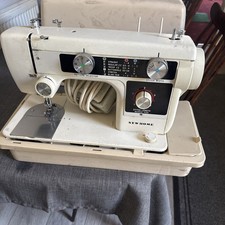 NEW HOME 632 UPHOLSTERY & LEATHER, FABRIC  SEMI INDUSTRIAL HEAVY DUTY SEWING...
