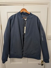 Men Navy Red Herring Bomber
