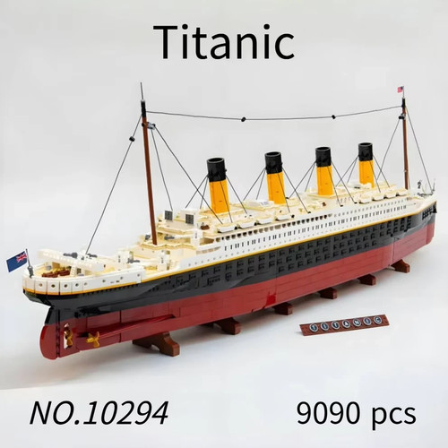 10294 moc titanic - moc, building