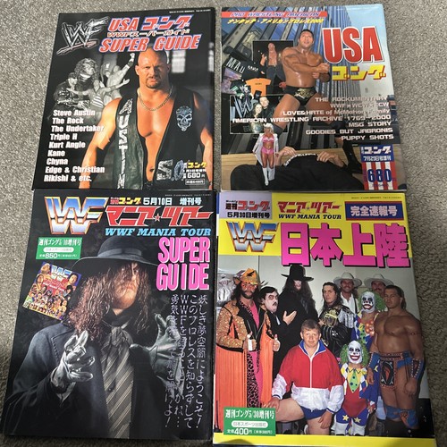 Wwf wwe rare magazines lot - rare,