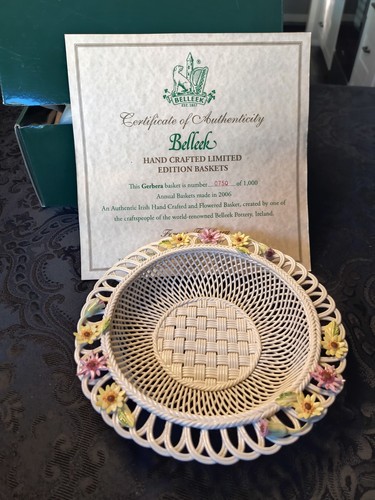 Belleek annual basket - annual, limited