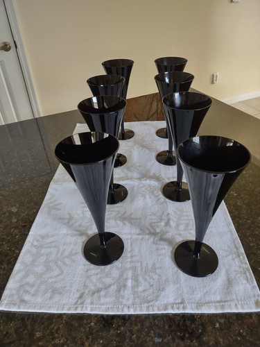 Black flute vintage champagne - flute,