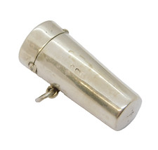 Edwardian Sterling Silver Cheroot Holder Case Fob Antique 1903 Birmingham