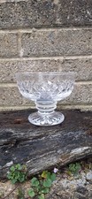 Vintage Waterford Crystal Footed Pedestal Bowl Sweet Dish Irish Cut Glass