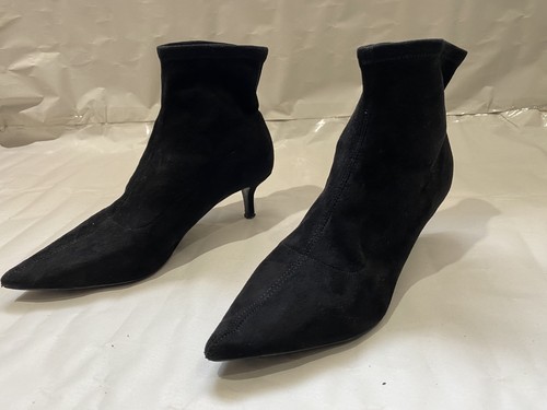 Next ladies black suede pull - suede,