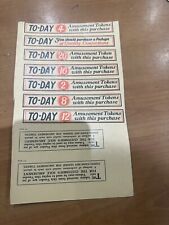 JENNINGS TODAY VENDOR SLOT MACHINE AWARD CARD