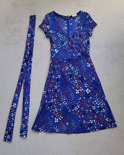 Issa royal blue faux - blue, wrap