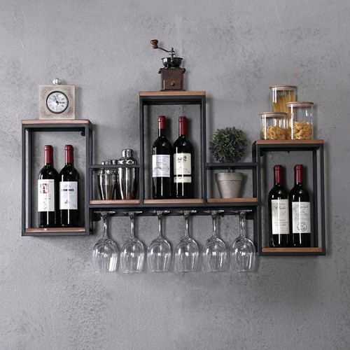 Wall mounted wine rack - mounted,