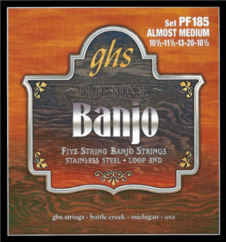 Ghs string banjo stainless - 5-string,