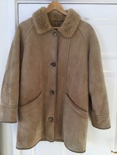 Ladies sheepskin coat Size 14