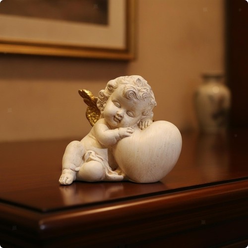 Tabletop cherub figurine - cherub,