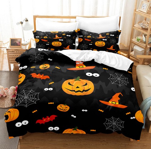 Halloween pumpkin bedding - 3d,