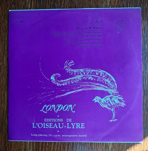 Bach mass minor lp - mass,