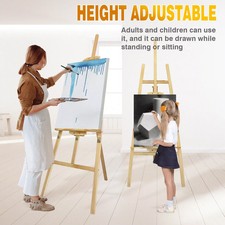 Artist Easel Large Tripod Floor Adjustable Display Art Painting Stand 1.5m 1.75m