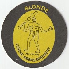 BEER MAT - CERNE ABBAS BREWERY