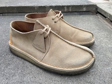Men’s Clarks Originals Desert Trek UK 9 Tan Suede Boots Shoes.