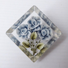 Reverse carved lucite - , perspex