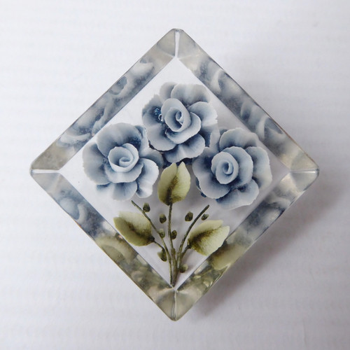 Reverse carved lucite perspex
