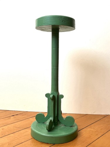Vintage painted green art - vintage,
